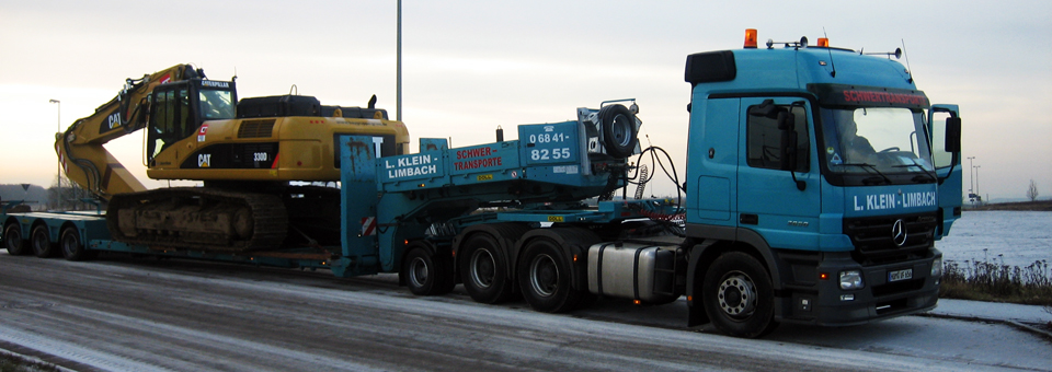 Bagger-Transport