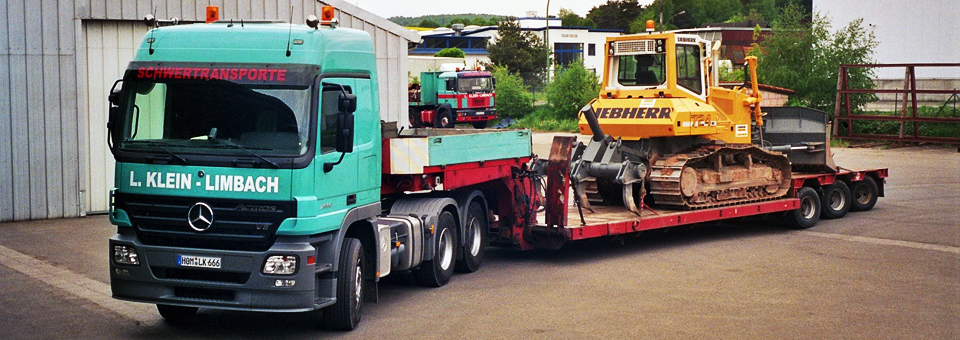 Bagger-Transport